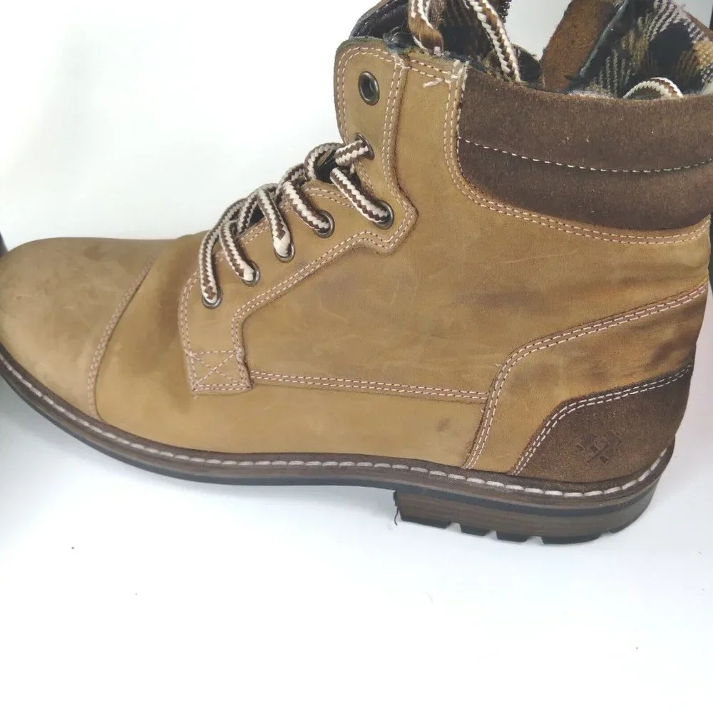 Outpost Makers LEATHER MEN'S‎ BOOTS SZ. 12-excellent condition, camping o…